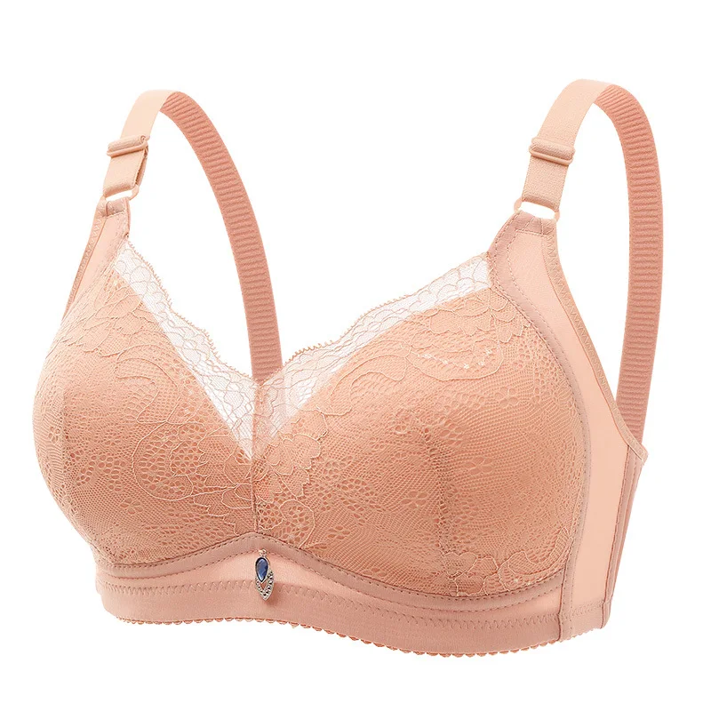 Large Size Rimless Bras for Women's 36-46 B/C Middle Aged Bralette