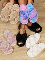 Msfilia Unisex Autumn Winter Large Size Velvet Fur Slippers Men Thin Bottom Anti Slip Indoor Shoes Women Warm Cotton Slippers 1