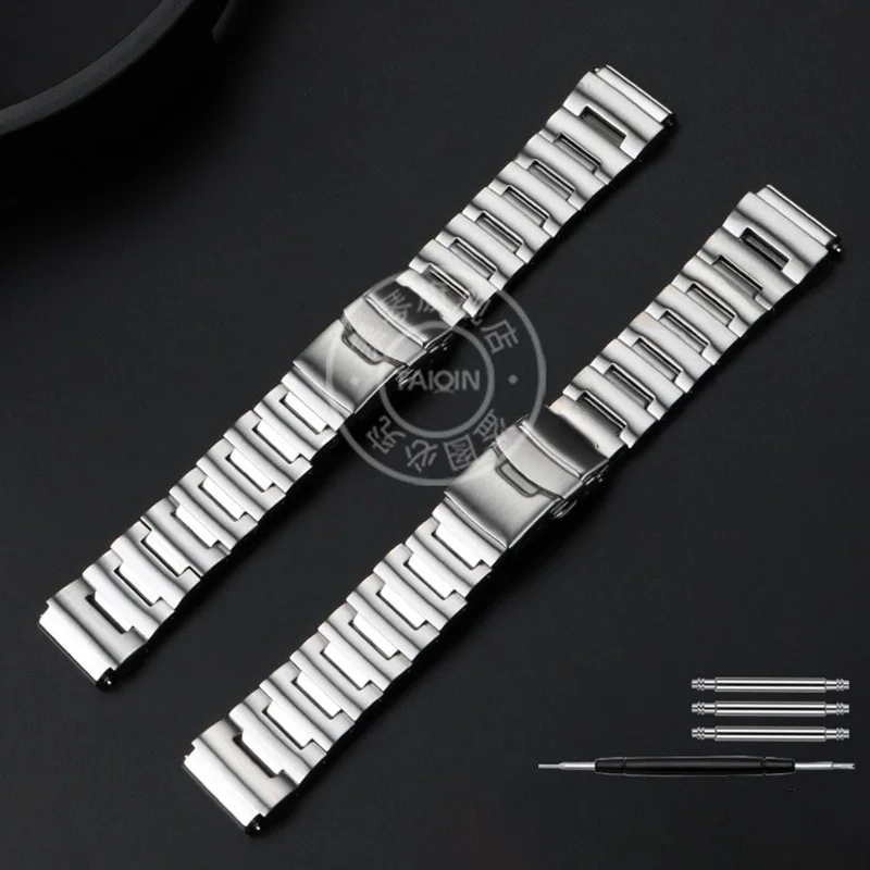 Bracciale In Acciaio Inossidabile Da 20Mm Per Cinturino Di Precisione Seiko No5 Cinturino Con Denti Rossi Water Ghost Monster Srph75K1 Skx781 Orologio