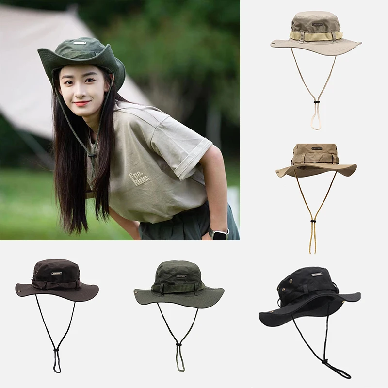 Sun Hats Summer Wide Large Brim Fisherman Hat Waterproof UV Protection