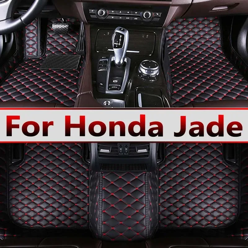 Tappetini Per Auto Per Honda Jade Fr4 Fr5 2013 ~ 2020 Set Di Tappetini In Pelle Di Lusso Tappeto Tappetini Per Auto Ricambi Interni Accessori Per Auto