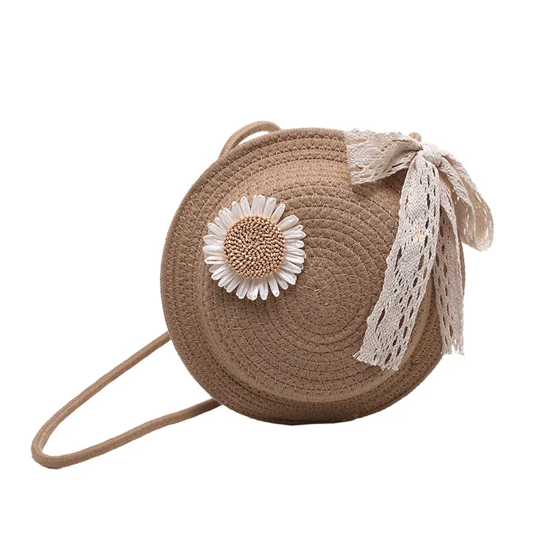 Straw Bag Round Woven Zippered Shoulder Bag India | Ubuy