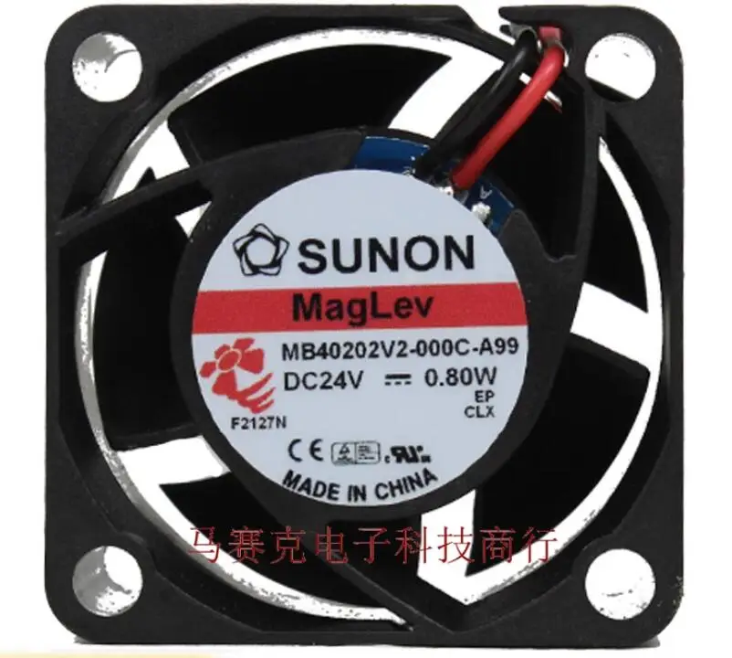 

SUNON MB40202V2-000C-A99 DC 24V 0.80W 40x40x20mm 2-Wire Server Cooling Fan
