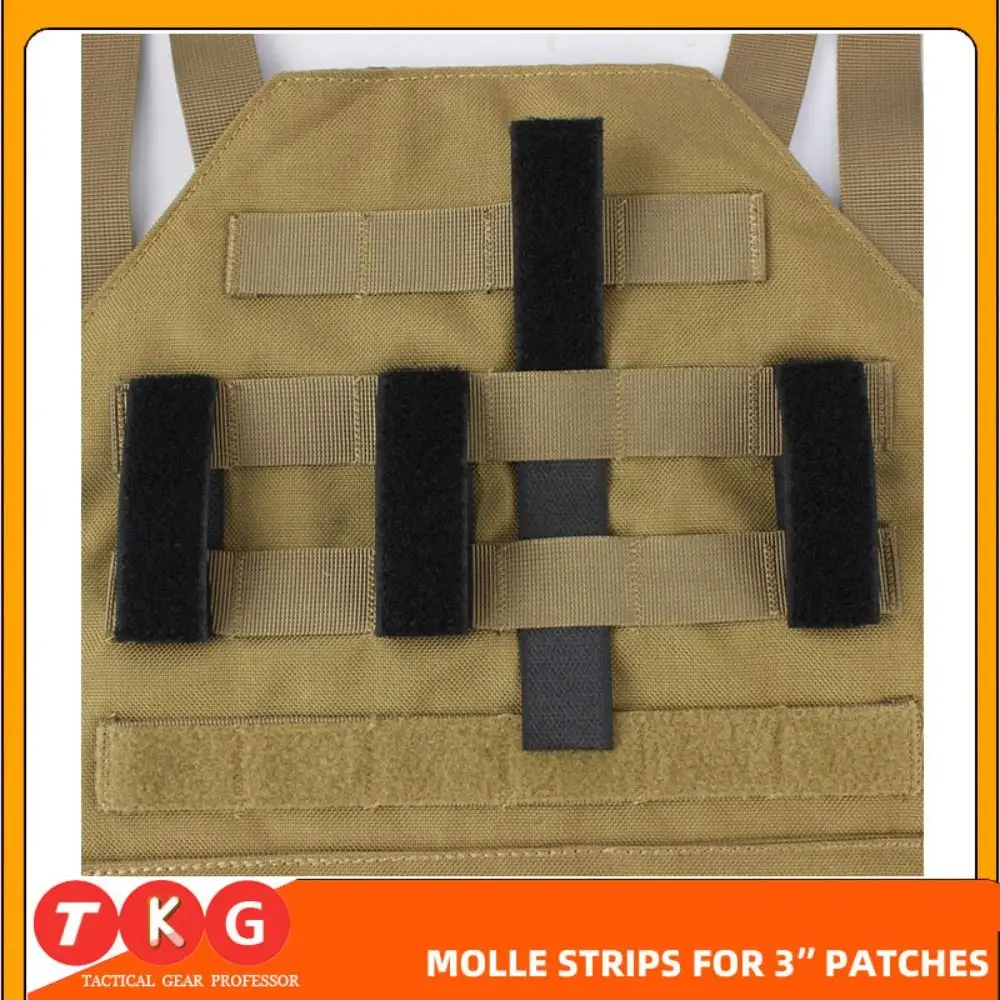 Фото Тактическая лента Molle, 3 цвета, 12/16 см, крючок для наружной панели и яркий жилет, аксессуары для уличных инструментов/нашивки для удостоверения личности №3