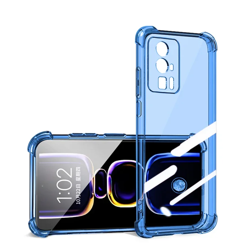 Clear Shockproof Silicone Soft Ultra-Thin Luxury Back Cover Case