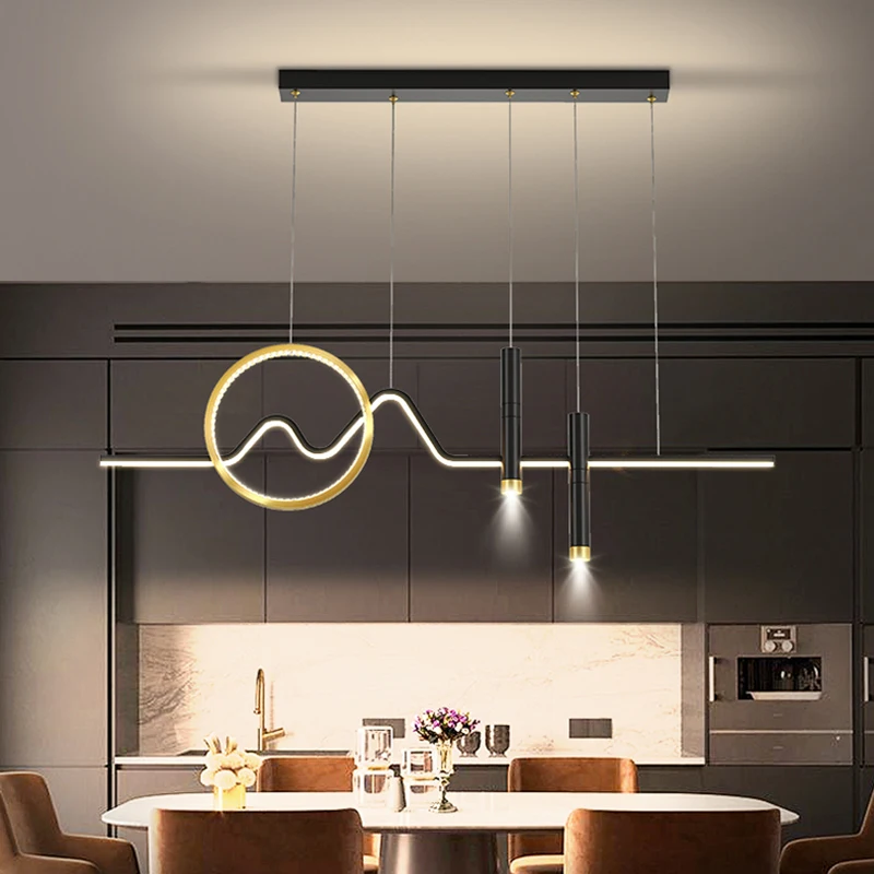 LED Chandelier Pendant Lights Nordic Home Indoor Lighting Decor Dimmable With Remote Control
