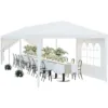 10'x30' Outdoor Party Wedding Tent Canopy Waterproof Camping Gazebo BBQ Shelter Pavilion Heavy Duty,8 Removable Sidewalls(10x30) 6