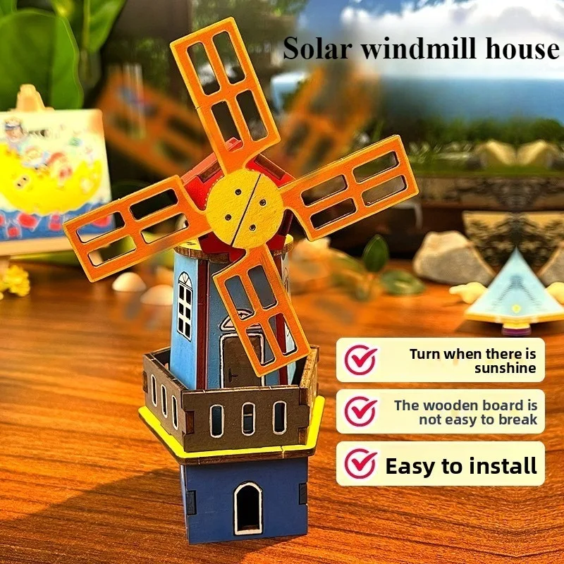 ตัวเลือกสินค้า พัดลม DIY พลังงานแสงอาทิตย์ ของเล่น STEM สำหรับเด็ก