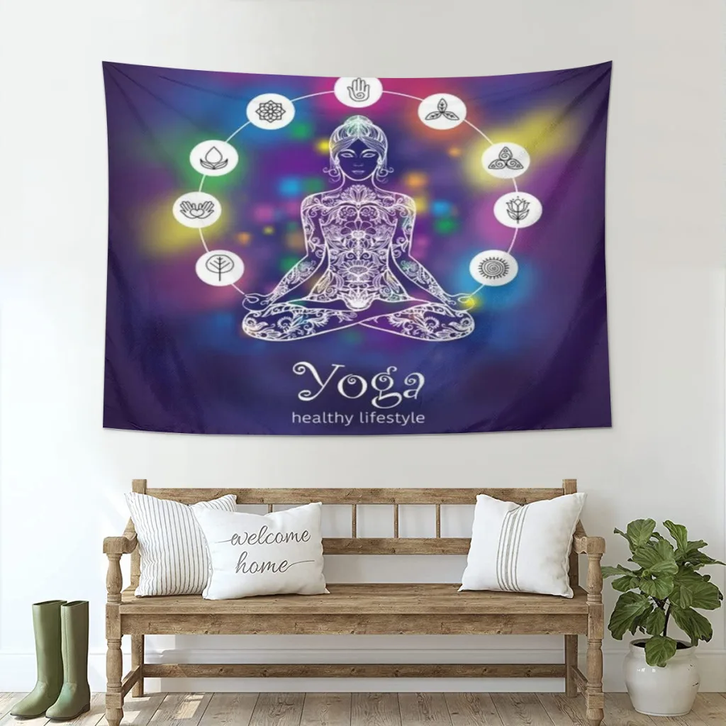 

Indian Buddha Meditation Chakra Tapestry Wall Hanging Decoration Mandala Witchcraft Home Decoration Yoga Deviantart