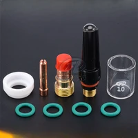 Argon Arc Welding Gun Set 10-Piece Set of Tig High Temperature Resistant Cup WP-17/18/26 Welding Small Screen Accessories Set 1
