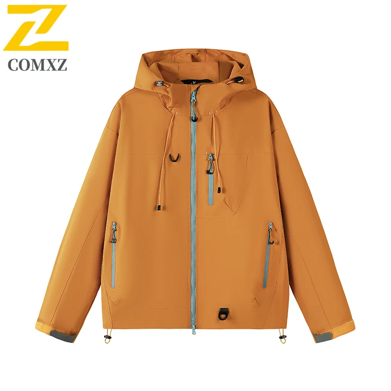 EiAO 2025 New Waterproof Windproof Hiking Jacket - Men Women Outdoor Raincoat for Camping Running Cycling Fishing Urban Wear​