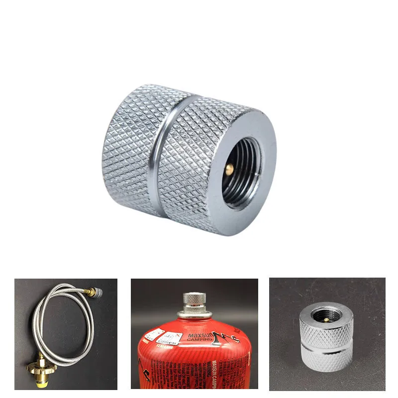 1pcs/3pcs Outdoor camping gas furnace gas fill adapter cassette gas nozzle bottle cassette threaded valve tank connector