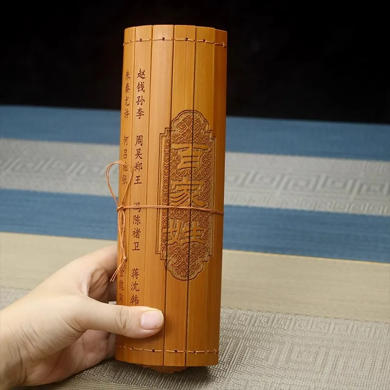 Traditional Chinese Culture Featured Gifts Bamboo slips (with a hundred surnames) Decorative ornaments