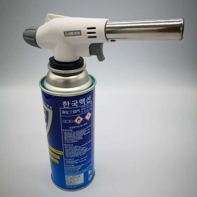 Tűzpisztoly Többfunkciós Állítható Tűzerő-Grillező Hegesztőpisztoly Lángpisztoly A Gáztartályhoz - Image 3