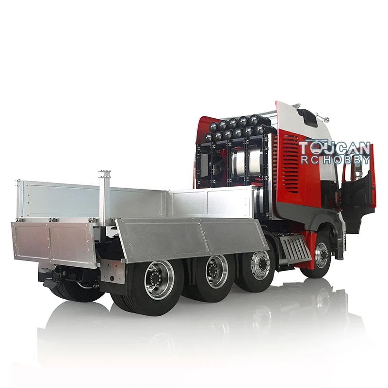 1/14 LESU Metal Chassis RC Model Painted Tractor Truck W/ Bucket KIT Cabin Servo Motor Controlled Vehicle for Boys Toys 6