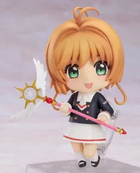 Anime Card Captor Sakura Kinomoto Sakura Clear Card Cute Action Figure Toy - With box (01)