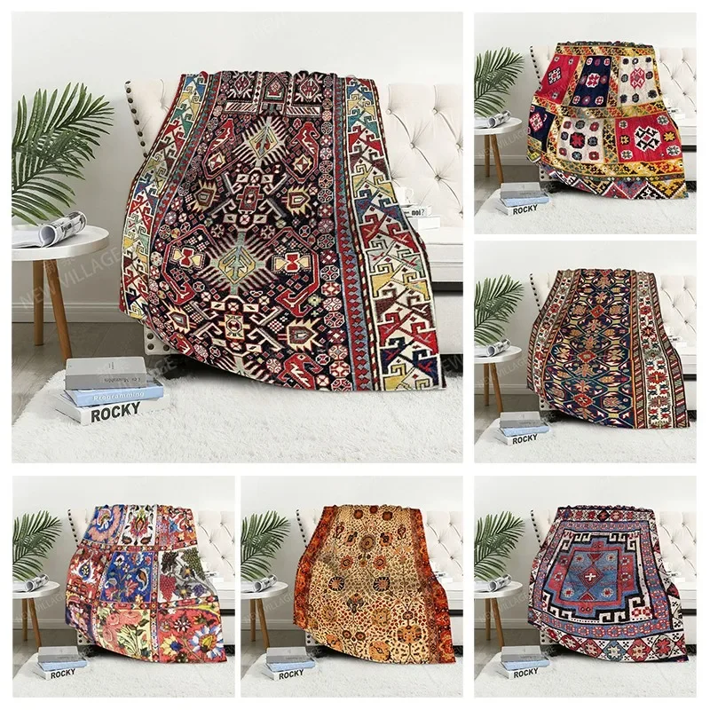 

Plaid sofa for Knee blankets warm winter bed cover throw blanket Decor boho warm fleece Nordic Vintage Moroccan Soft and hairy