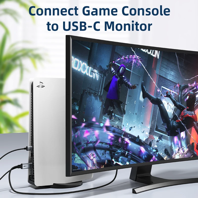 High-Performance 4K HDMI to USB-C Cable with Stable Signal and USB Power