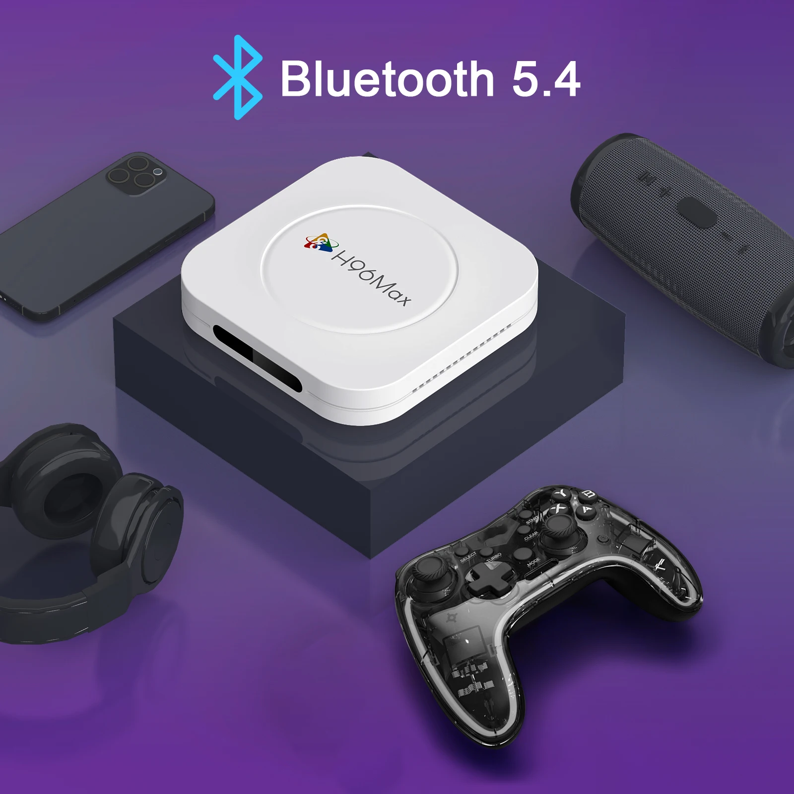 Smart TV Box Android 14.0 H96 MAX M1 Plus RK3528 Mouse Assistant Bluetooth5.4 WI
