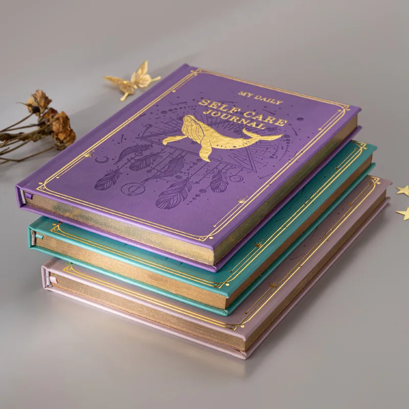 Elegant Gratitude Diary: Gilded Undated Planner for Mindfulness & Self-Reflection