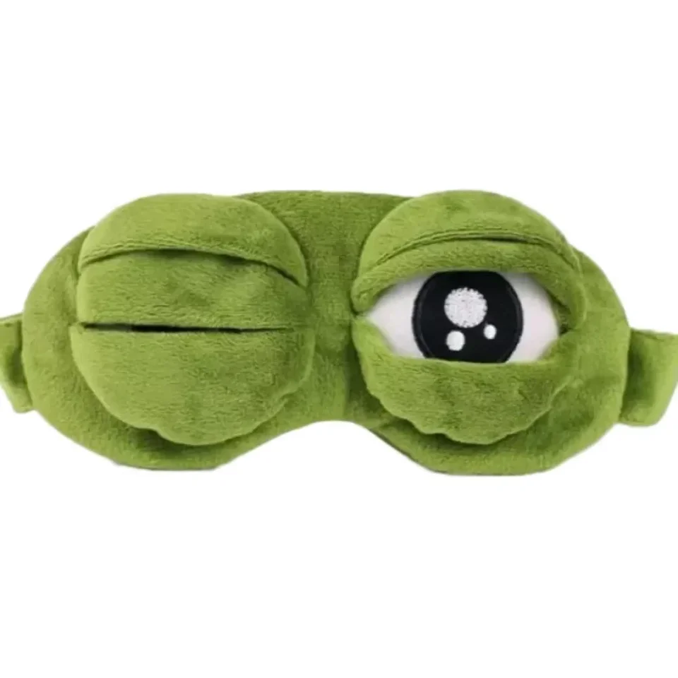 3D Sad Frog Eye Mask and Hair Accessory