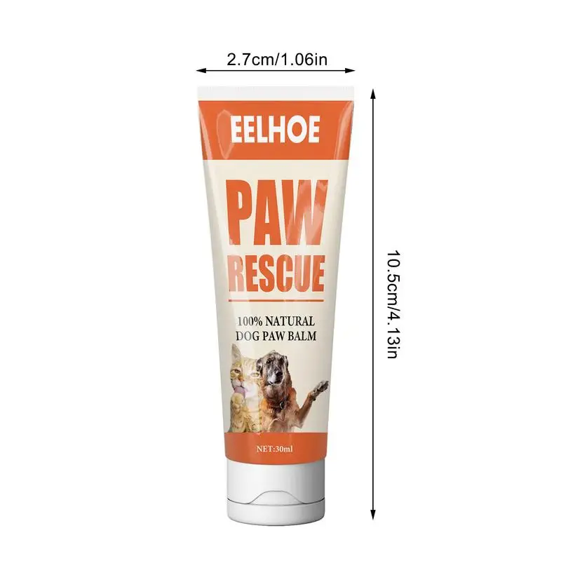 Pet Paw Balm Natural Dog Paw Repairing Balm Pet Care Soother For Cracked Paws 30ml Dog Cat Butter Nose Balm Moisturizer Cream And For Dogs