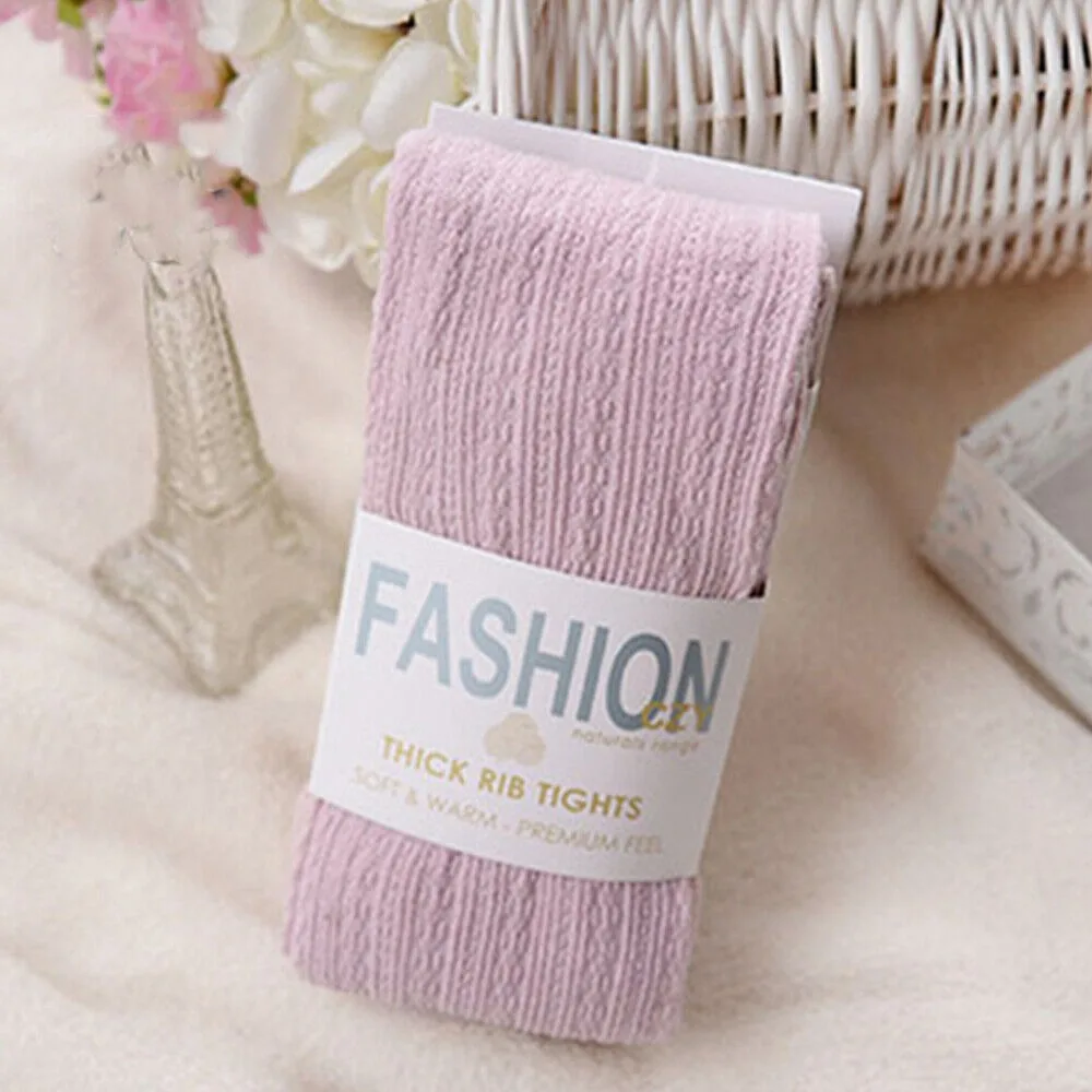 High Quality Warm Tights Woolen Yarn Knitted Footed Tights Pantyhose Women knit tights
