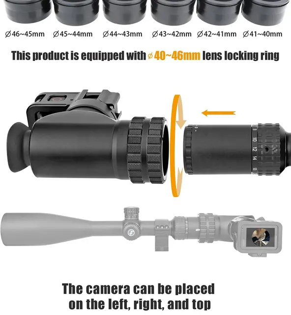 Phone Mount For Spotting Scopes Metal Telescope Camera Adapter