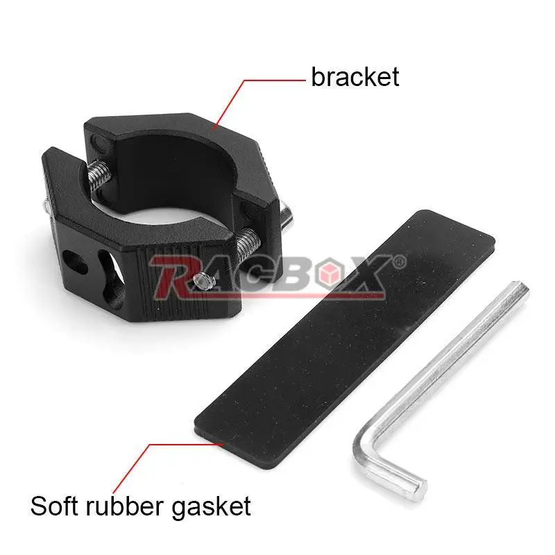 20-32mm Motorcycle Spotlight Mounting Bracket Aluminum Headlight Auxiliary Lamp