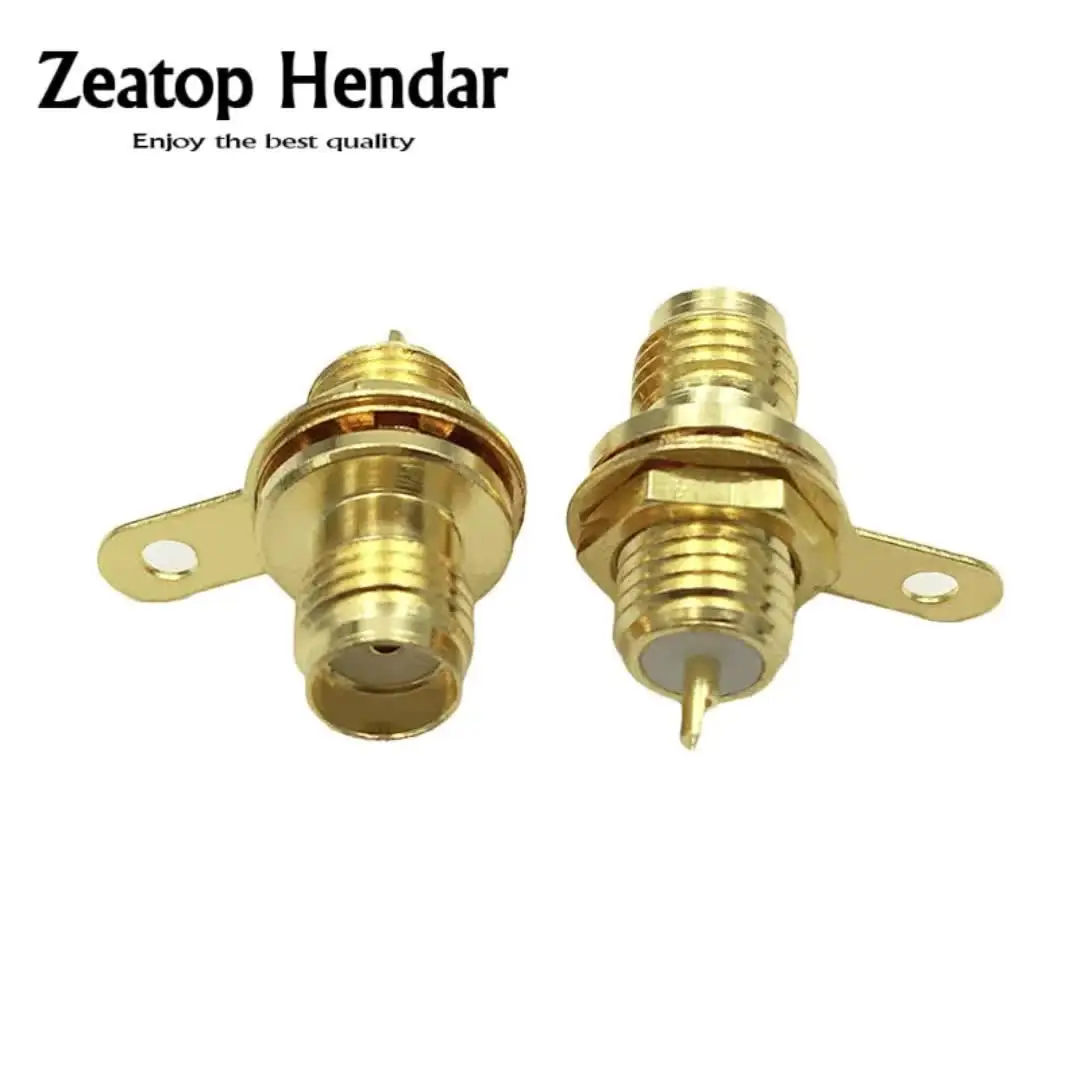 Connettori SMA Femmina Connettori SMA Jack Montaggio A Pannello - 10 Pezzi, Con Dado, Per Antenne, Radiofrequenza, Progetti Elettronici Connettore SMA Femmina Montaggio Pannello 10 Pezzi - Foto 4