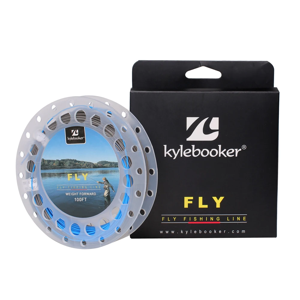 Kylebooker Fly Fishing Line with Welded Loop Floating Weight Forward Fly  Lines 100FT WF 3 4 5 6 7 8