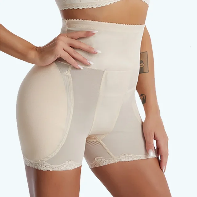 Hip Pads Shapewear Panties Women Low Waist Butt Lifter Underwear Removable  Padded Hip Enhancer Buttocks