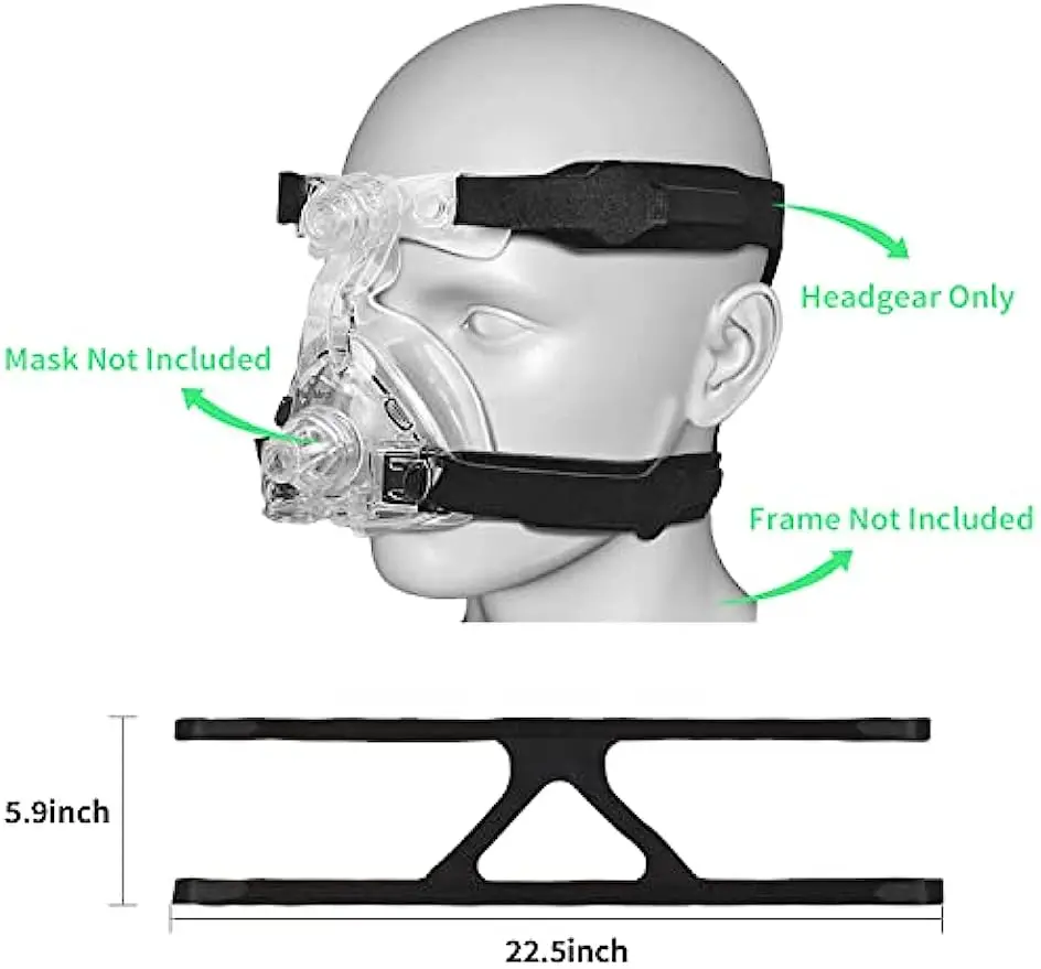 Accesorios de repuesto para CPAP, cinta elástica Universal para casco, sin máscara