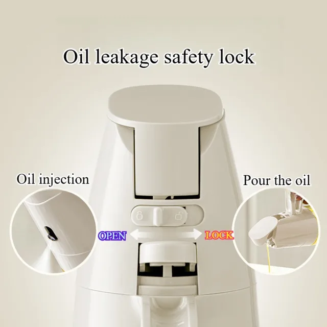 2in1 สเปรย์น้ํามันขวด 350ml Borosilicate แก้วน้ํามันปรุงอาหาร Dispensers Olive Oil Sprayer Mister สําหรับ Air Fryer สลัดเบเกอรี่ 3