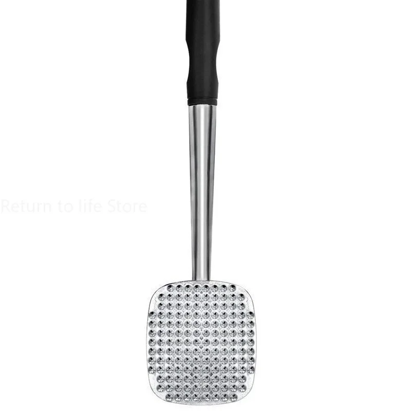 Meat Tenderizer Hammer Stainless Steel Loose Meat Tenderizers Meat Hammer For Steak Pork Pounders 1Pcs Kitchen Tools