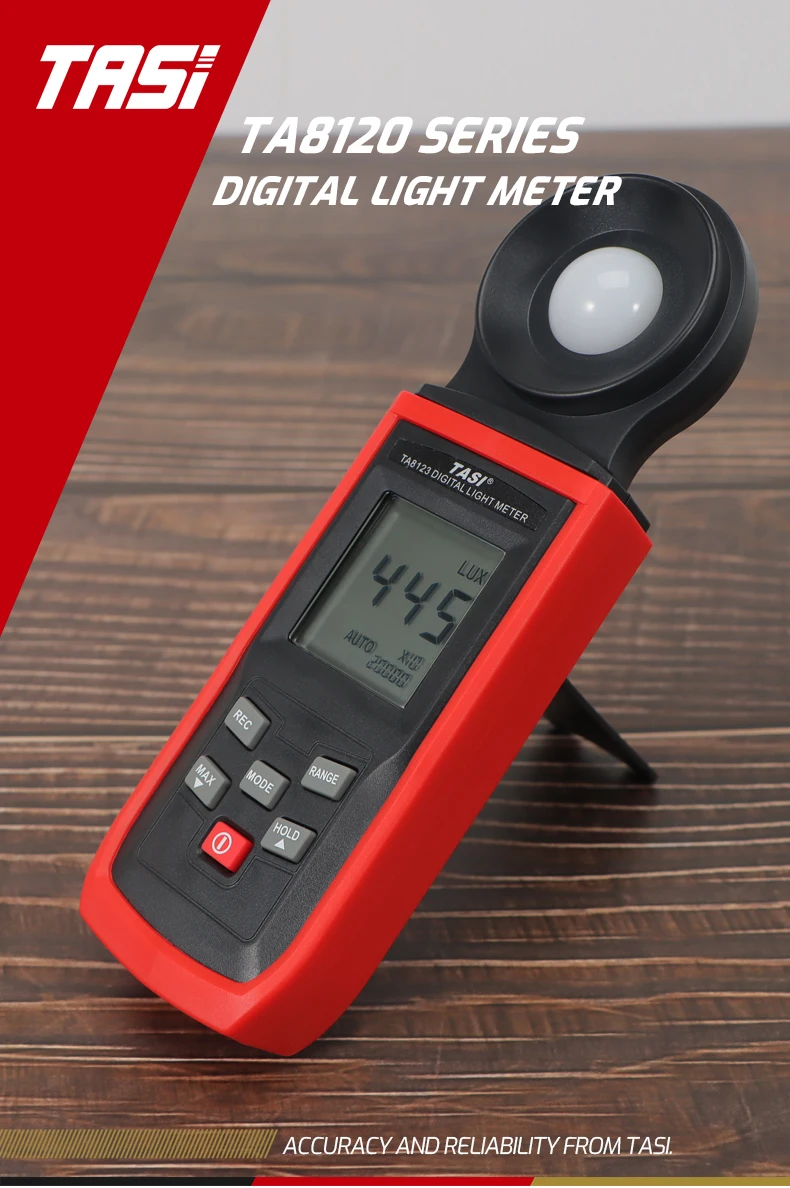 TASI TA8121/TA8123 Light Meter Photography Digital Luxmeter 