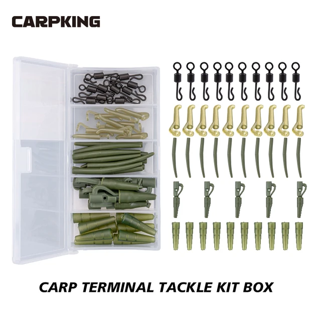 Carp Fishing Accessories Plastic Transparent Tackle Kit Box With