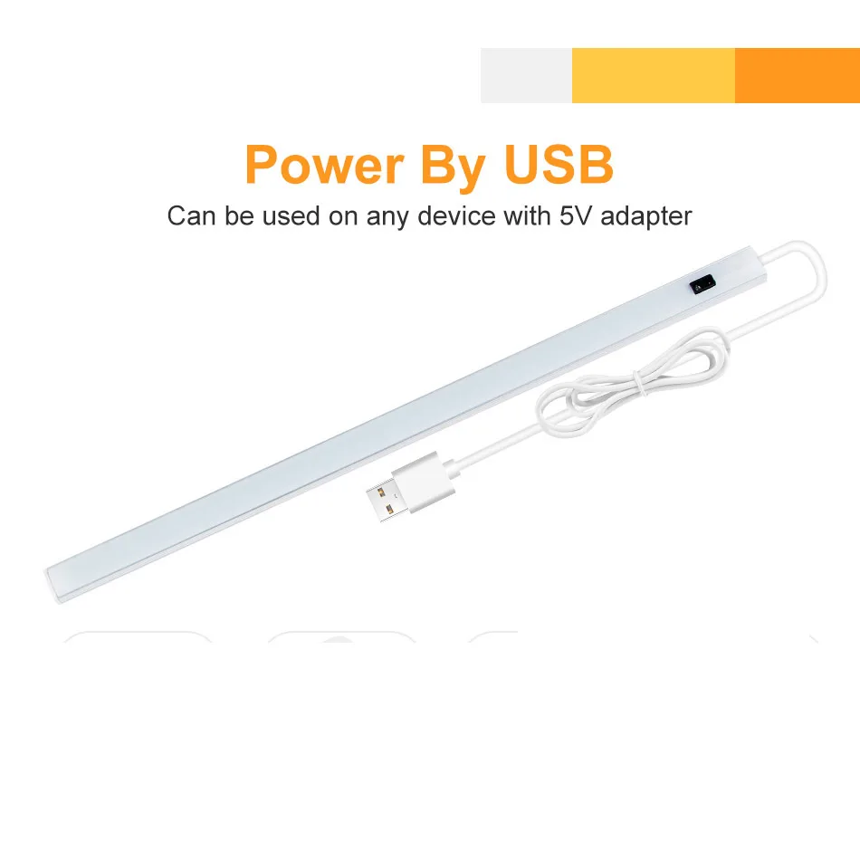 15/25/35Leds USB 5V 1A PIR Motion Sensor Hand LED Night light lamp Bedroom Desk lamp reading home Kitchen Wardrobe