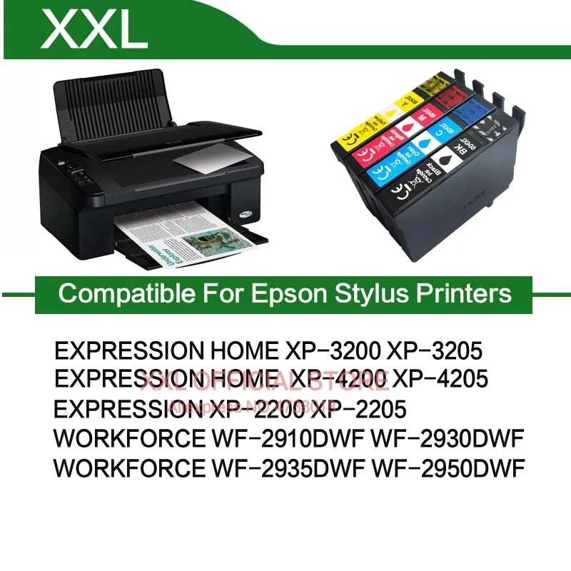 604 604 XL Epson Ink Cartridge For Epson Expression Home XP2200 XP2205  XP3200 XP3205 XP4200 WF2910DWF WF2930DWF WF2935DWF - AliExpress