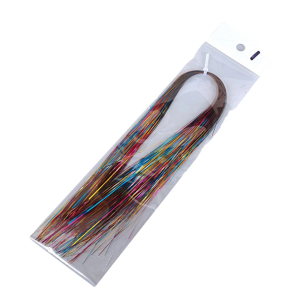

High Quality Fly Tying Material for Trout and Salmon Bait Bright Silk DIY Hook Tying Supplies (Assorted Colors Plastic)