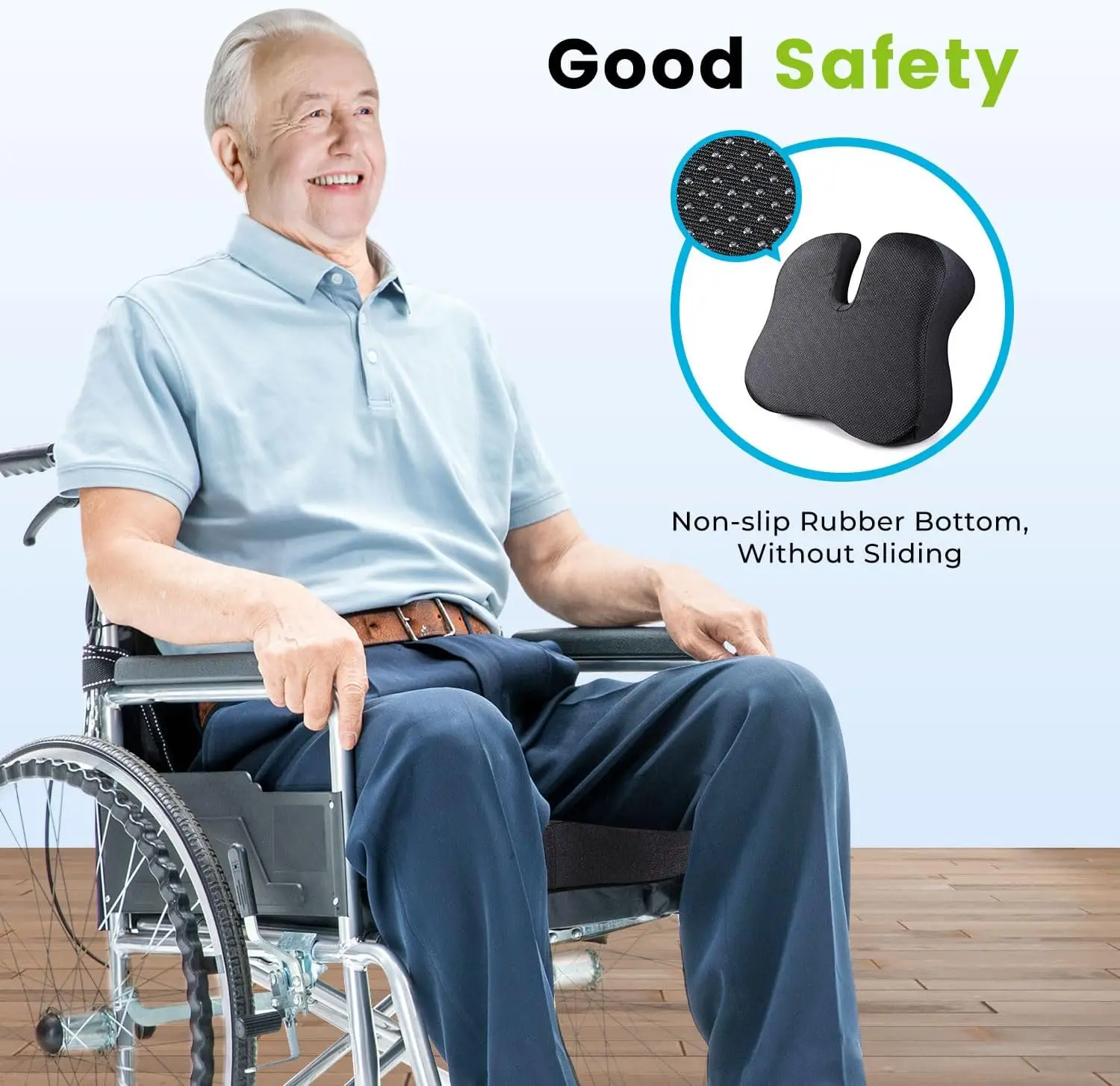 Woman Tailbone Pelvis Orthopedic Medical Seat Cushion Rebound Memory Foam Office Chair Cushion Beautiful Buttock Pad for Car 4