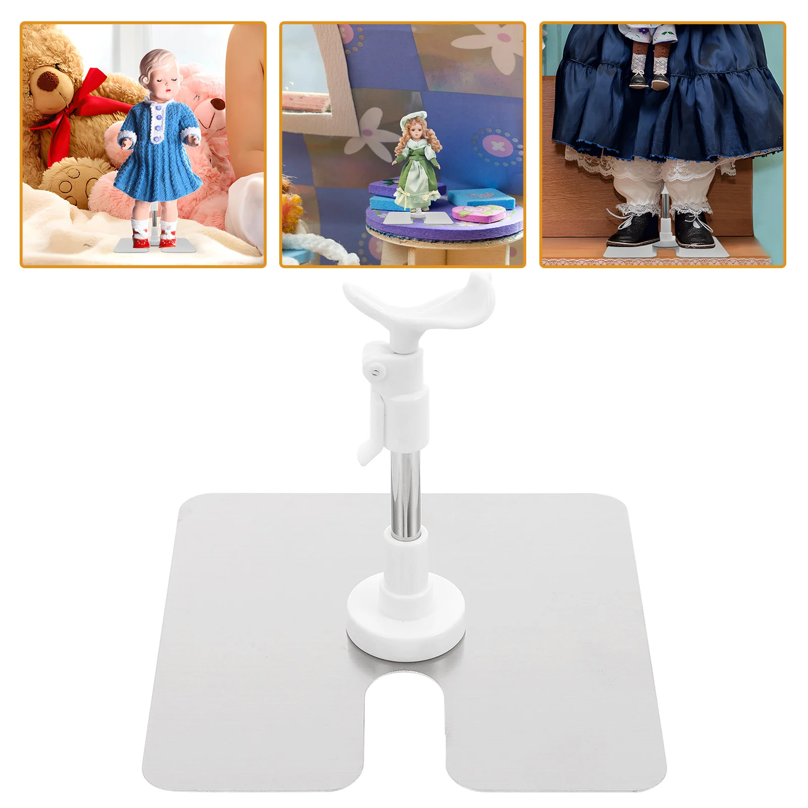 

Stand Display Shelf Show Rack Displaying Simple For Puppet Holder Human Body
