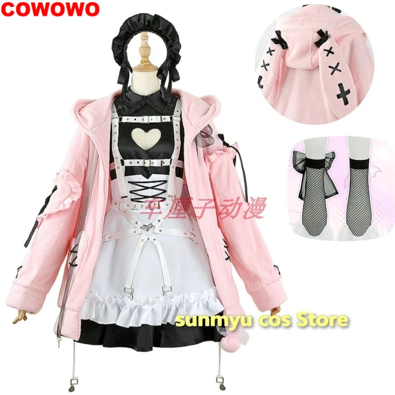 

Nijisanji Virtual Youtuber Makaino Ririmu Lolita Ladies Cosplay Costume Cos Game Anime Party Uniform Hallowen Play Role Clothes