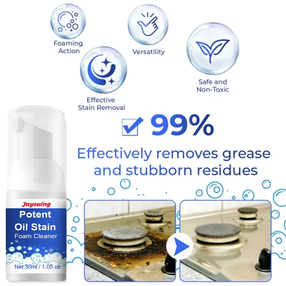 Household Protective Stain Removal Agents Safe Gentle Kitchen Cleaning Liquid For Faucet Range Hood Cleaning images - 6