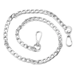 Sleek Metal Aluminum Shoulder Strap Chain for Bags - Stylish Replacement Accessory (01 silver)