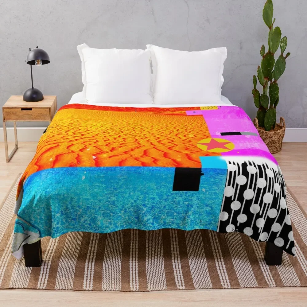 

DESERT DREAM Throw Blanket Retros Hair Shaggy Decorative Beds Blankets