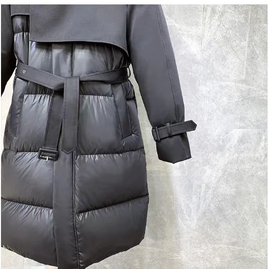 Fashion elegant patchwork down jacket No.18