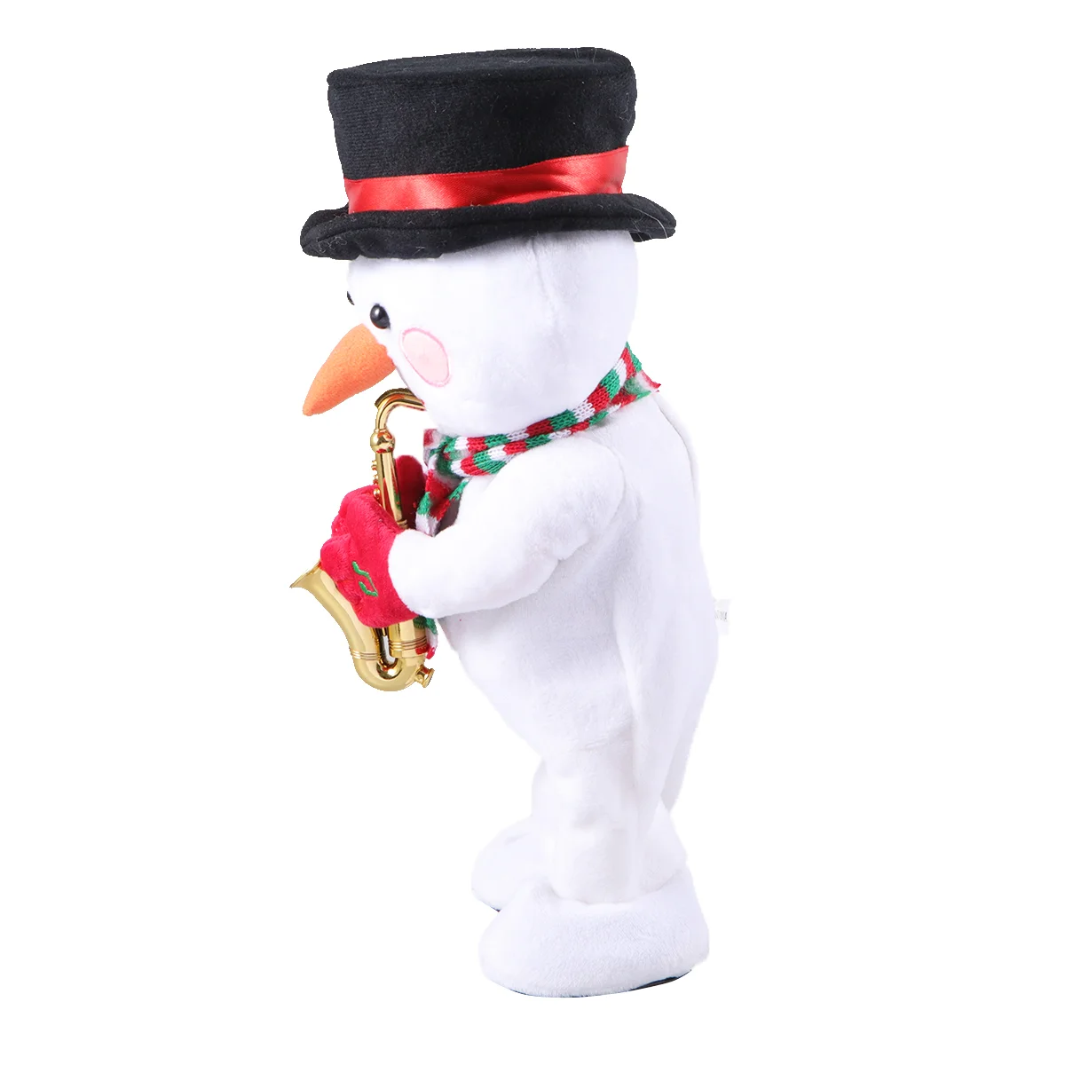 

Animated Santa Claus Snowman Christmas Plush Musical Santa Plush Xmas Goodie Bag Filler Holiday Musical Decoration Without