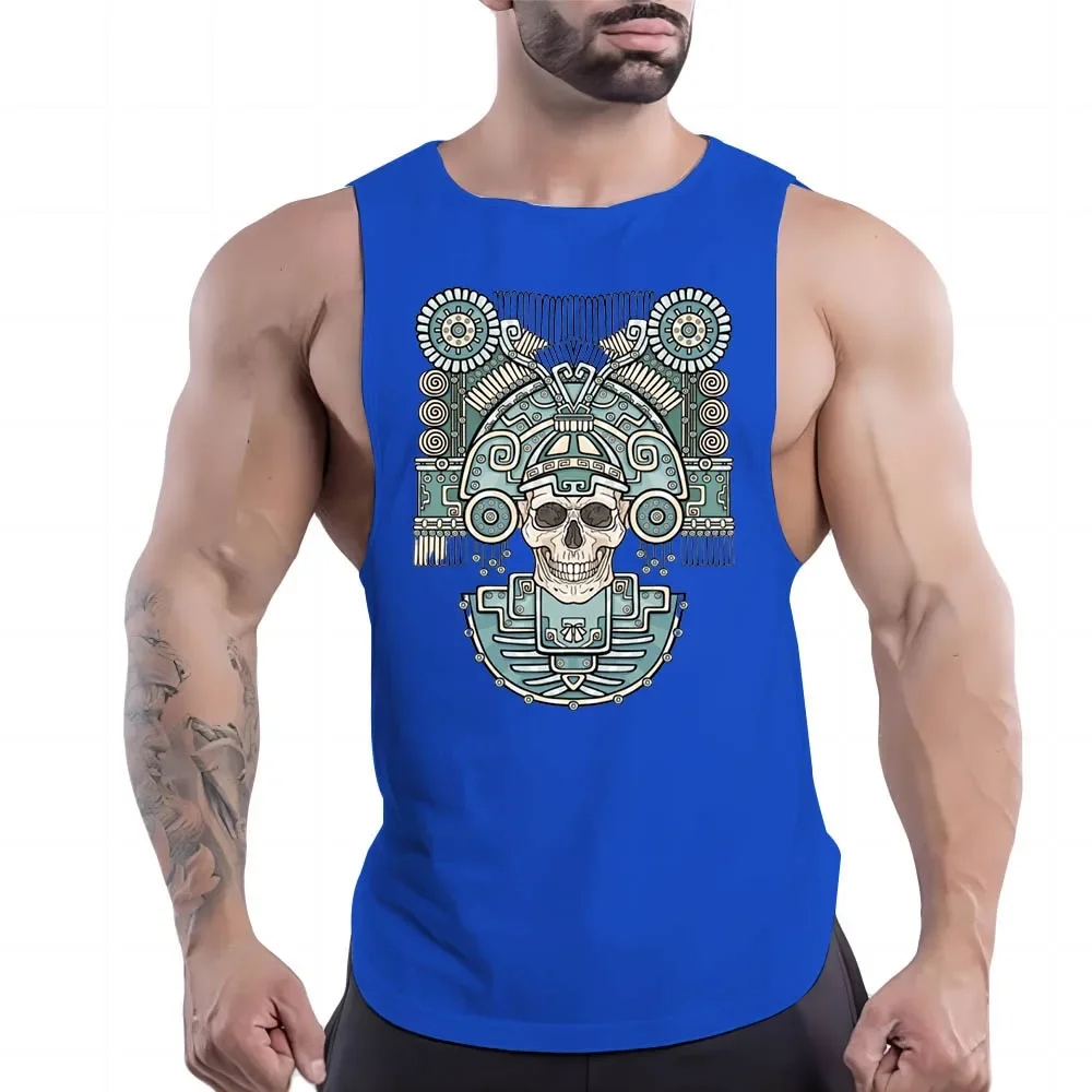 thumbnail image 1 of Camiseta sin mangas de baloncesto para exteriores, de secado rápido, para las cuatro estaciones, para gimnasio, de moda, Y2k, para deporte, ocio, transpirable, sin mangas, ropa para hombre, FNAF, 1 of 5