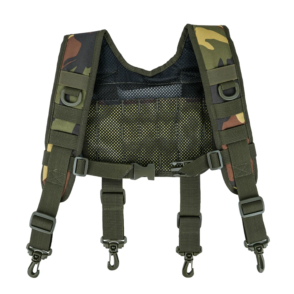 Motoughタクティカルアウトドアhハーネスデューティベルトサスペンダー